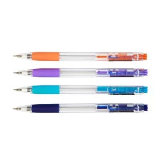 ปากกาลูกลื่น Quantum ควอนตั้ม 0.5 มม.รุ่นไมโคร micro (หมึกน้ำเงิน/แดง) 12 หรือ 50 ด้าม ปากกาควอนตั้ม