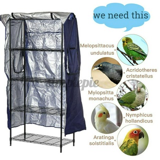 Cover Cage Bird Seed Catcher Parrot Aviary Guard Bag Shell Skirt Cover Protector HOT SALE