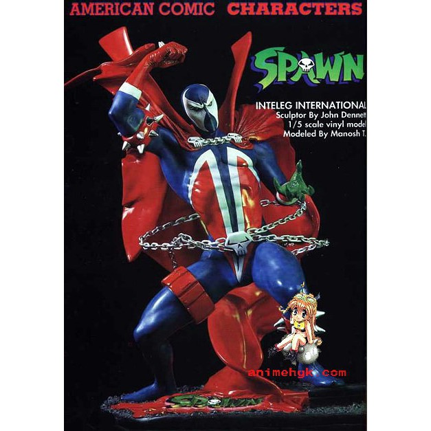 Spawn w/base comic ver. พร้อมฐาน 1/5 Vinyl model kit Figure ไวนิล ฟิกเกอร์ โมเดล