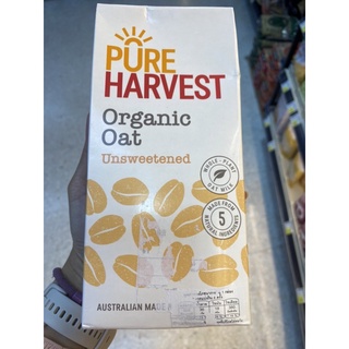 เครื่องดื่ม จาก ข้าวโอ๊ต ออร์แกนิค ตรา เพียวฮาร์เวสต์ 1 L. Organic Oat Beverage ( Pureharvest Brand )