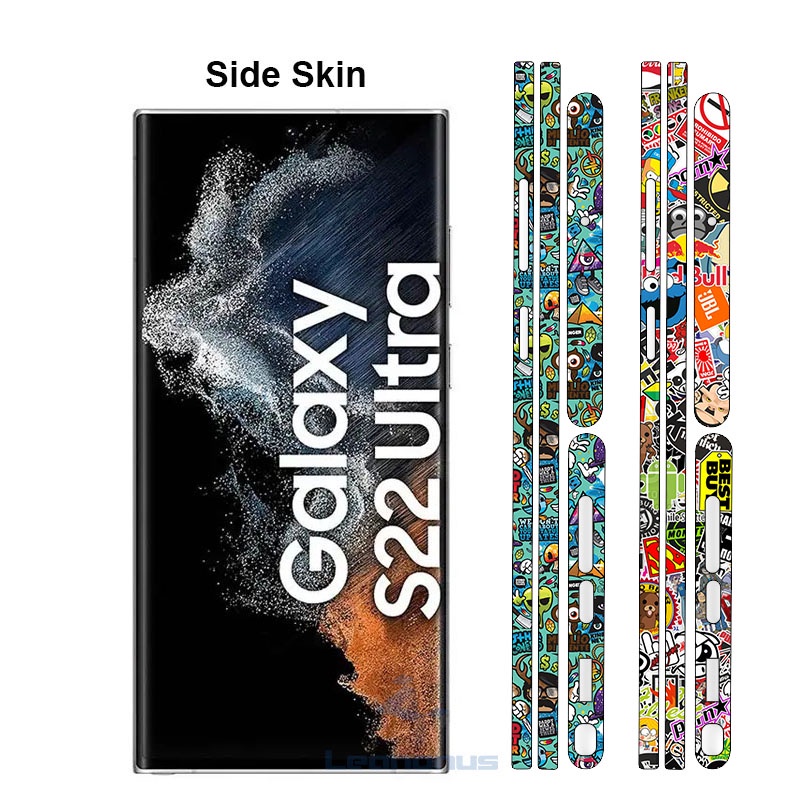 สติกเกอร์ฟิล์มกันรอยหน้าจอ ลายการ์ตูน 3M สําหรับ Samsung Galaxy S23 S22 S24 Ultra