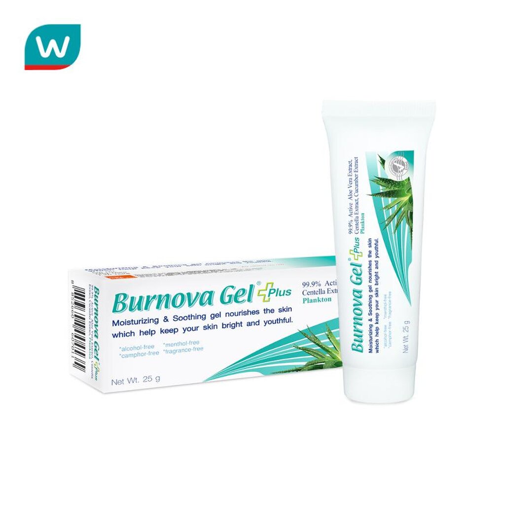 Burnova เบอร์นโนว่า เจล พลัส แพลงก์ตอน 25กรัม
