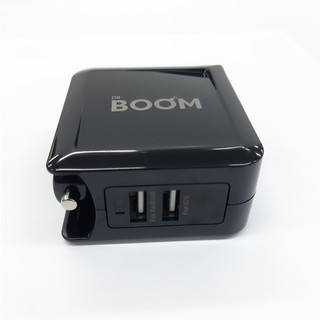 BOOM รุ่นYD-110อแดปเตอร์ หัวชาร์จ AC&amp;DC 2ni1 Adapter Charger USB2port 3.4A ของฉท้100%(สินค้ามีพร้อมส่ง)