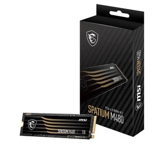 SSD MSI SPATIUM M480 PCIe 4.0 NVMe M.2 1TB READ UP TO 7000 MB/s (เทียบเท่า AORUS Gen4 ใส่ PS5)