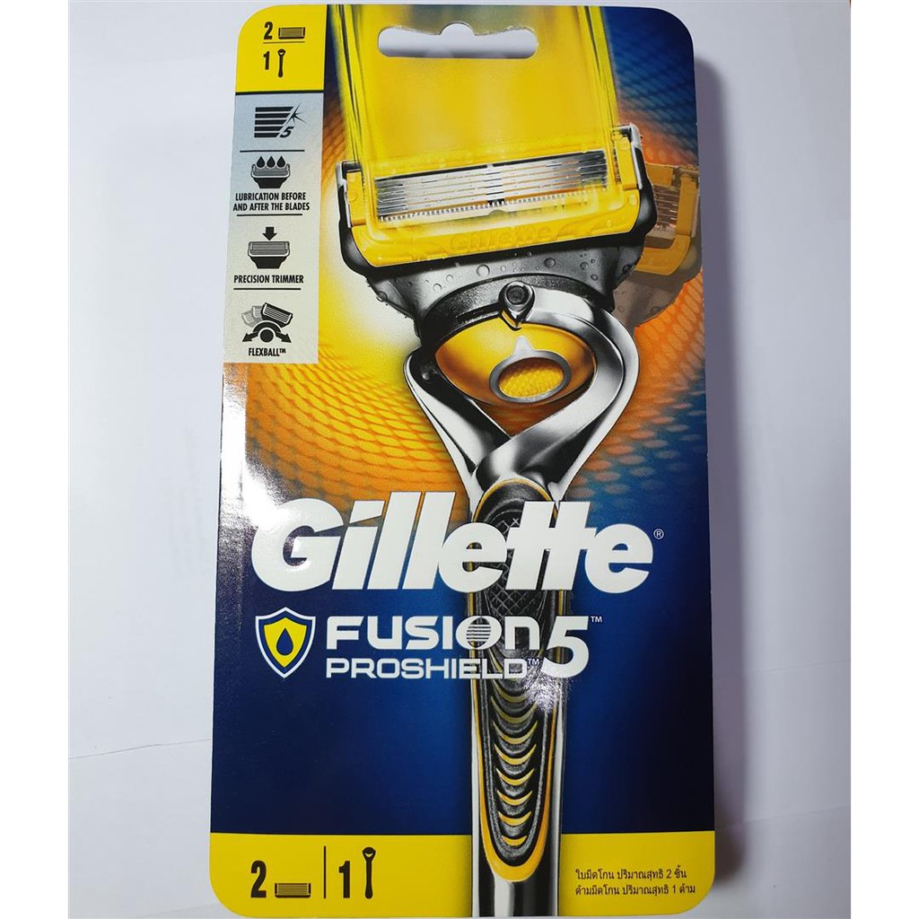 มีดโกน Gillette® Fusion5 ™ProShield® 1 Razors Handle + 2 Blade Refills