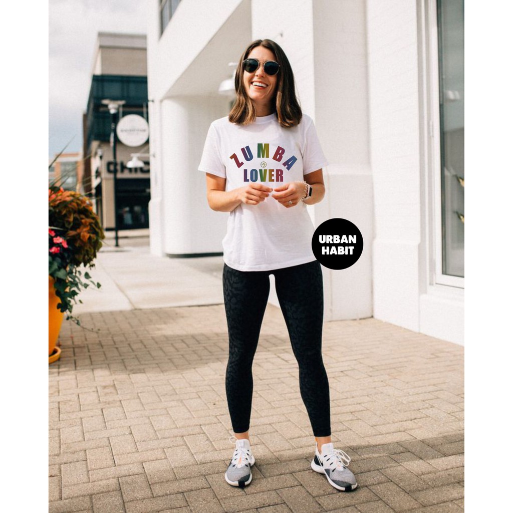 ZUMBA CLOTHES / เสื้อยืด ZUMBA / เสื้อผ้า ZUMBA สําหรับผู้หญิง / เสื้อยืด ZUMBA สําหรับผู้หญิง / ใหม