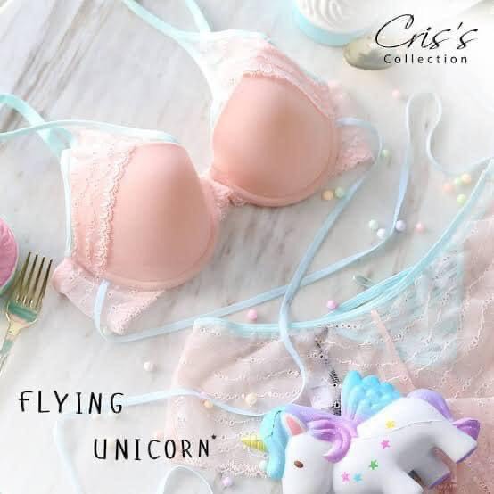 ชุดชั้นใน Sabina Cris's Collection Flying Unicorn สีชมพู Size B36/80