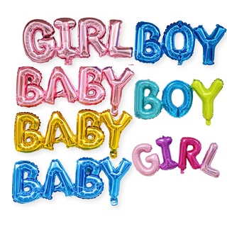 ลูกโป่งฟอยล์แต่งห้องคลอด เด็กชาย เด็กหญิง รุ้ง ลูกโป่งดอกไม้ Baby shower ตอนรับสมาชิกใหม่​ ตกแต่งวันเกิด [BE]​