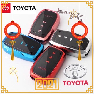 🇹🇭 มีของพร้อมส่งค่ะ❤️กรอบเคสกุญแจรถยนต์โตโยต้า Toyota Fortuner/Camry แบบ3 ปุ่ม