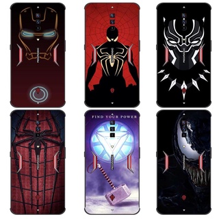 เคส Zte Nubia Red Magic 6 6 Pro 6R Case การ์ตูน Spider man เคสซิลิโคน Soft Black TPU โทรศัพท์มือถือ Back เคส