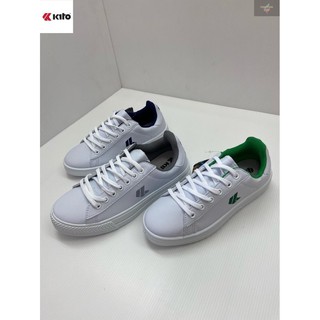 KITO รองเท้าหนังผ้าใบแบบผูกเชือก UNISEX รุ่น BE7 สีเขียว/สีกรม/สีเทา SIZE 36-44