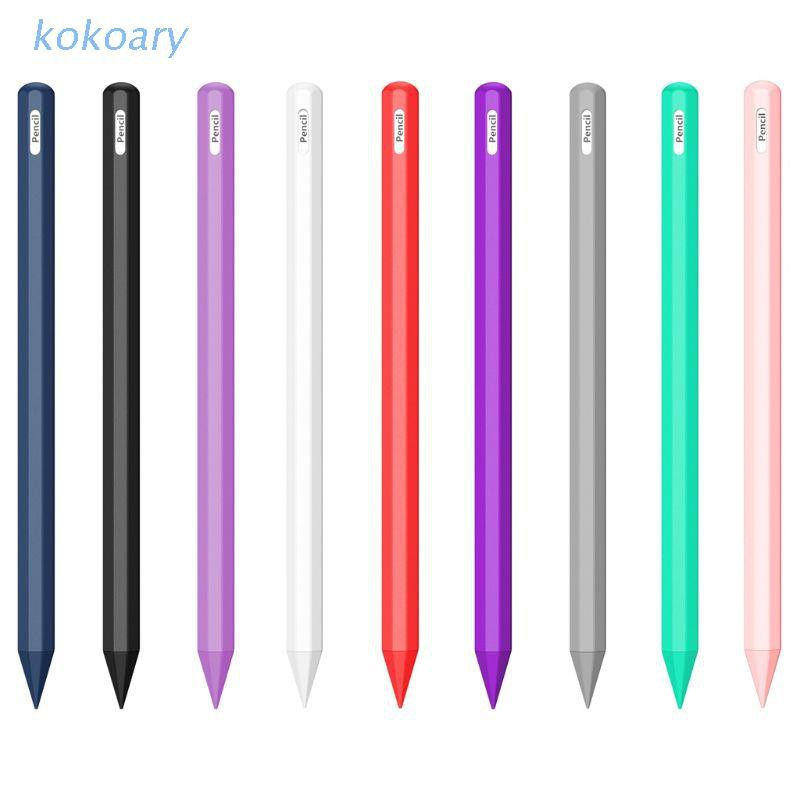 Kok เคสซิลิโคนป้องกันรอยสําหรับ Apple Pencil 2nd Generation Ipencil 2 Grip 11 12.9 นิ้ว 2018