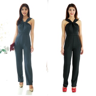 Jumpsuit Verona จั้มสูสีพื้นขายาว