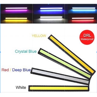 Mgllight ไฟ Led Cob Drl ไฟตัดหมอกกันน้ําสีขาวสีฟ้าสําหรับติดรถยนต์ 17 ซม. 1 ชิ้น