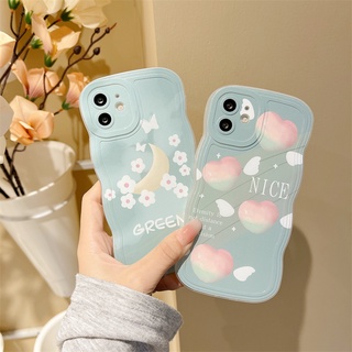 เคสโทรศัพท์มือถือซิลิโคน แบบใส ลายหยัก สําหรับ iPhone 11 13 8 7 plus 12 11 pro max 7P 8P 12 pro max i6s plus i13 pro max