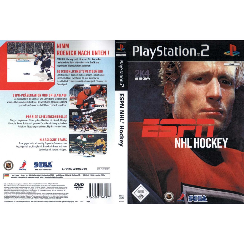 เกมส์ ESPN NHL Hockey (PS2) สำหรับเครื่องที่แปลงระบบแล้วเท่านั้น