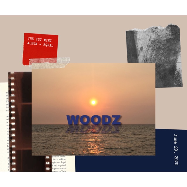 💙 postcard woodz v.1 - โชซึงยอน 🧡