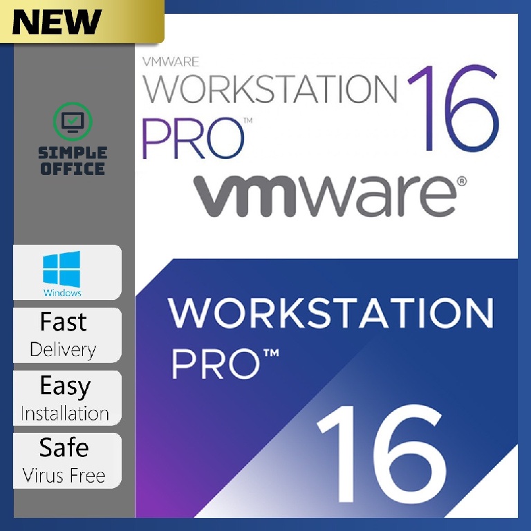 VMWare Workstation Pro 16 For PC 1 เครื่อง คีย์ลิขสิทธิ์แท้