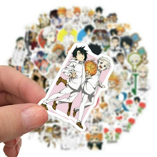 The  Promised Neverland 約定的夢幻島 พันธสัญญาเนเวอร์แลนด์  sticker สติกเกอร์กันน้ำรูปแบบที่แตกต่างกัน  สเก็ตบอร์ด 50 ชิ้น