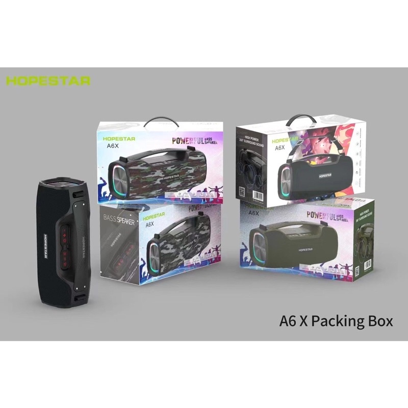 SDD Hopestar A6X ลำโพงบลูทูธ ของแท้ 100%! เป็นที่นิยม/เสียงร็อค/เสียงเบส ได้3โหมด
