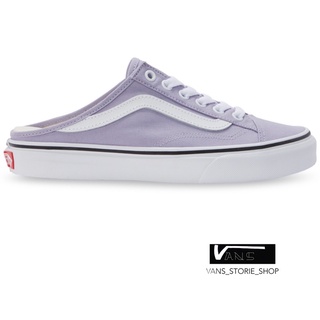 VANS OLD SKOOL MULE LANGUID LAVENDER TRUE WHITE  SNEAKERS สินค้ามีประกันแท้