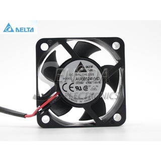 for delta AUB0524VHD 5020 50mm 5CM DC 24V 0.15A the Server inverter PC Case Cooling fan 2PCS