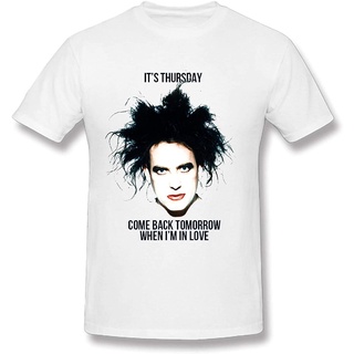 [S-5XL] Hfytx เสื้อยืดแขนสั้น ผ้าฝ้าย พิมพ์ลาย Robert Smith สําหรับผู้ชาย