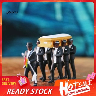 ฟิกเกอร์ qy 1/64 ghana funeral coffin dalbearer team ของเล่นสําหรับเด็ก