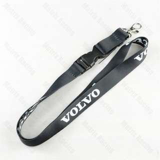 JDM Style For VOLVO Logo Cellphone Lanyard JDM Racing Car Keychain ID Holder Mobile Neck Strap with Quick Release S40 S60 S90 V40 V60 V90