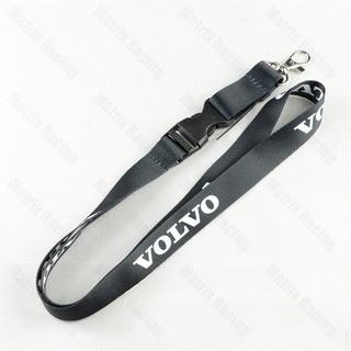 JDM Style For VOLVO Logo Cellphone Lanyard JDM Racing Car Keychain ID Holder Mobile Neck Strap with Quick Release S40 S60 S90 V40 V60 V90