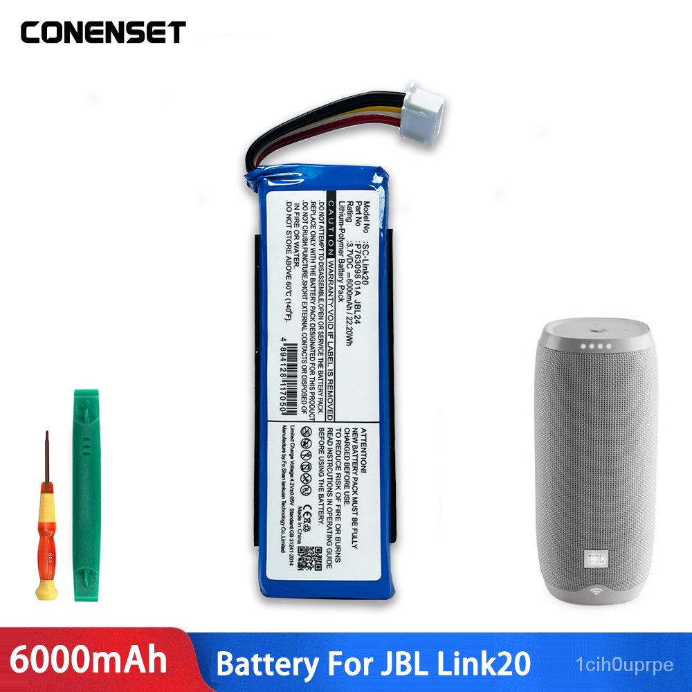 Original P763098 01A เปลี่ยนแบตเตอรี่สำหรับ JBL Link 20 ลำโพงบลูทูธไร้สายแบตเตอรี่ I4QO