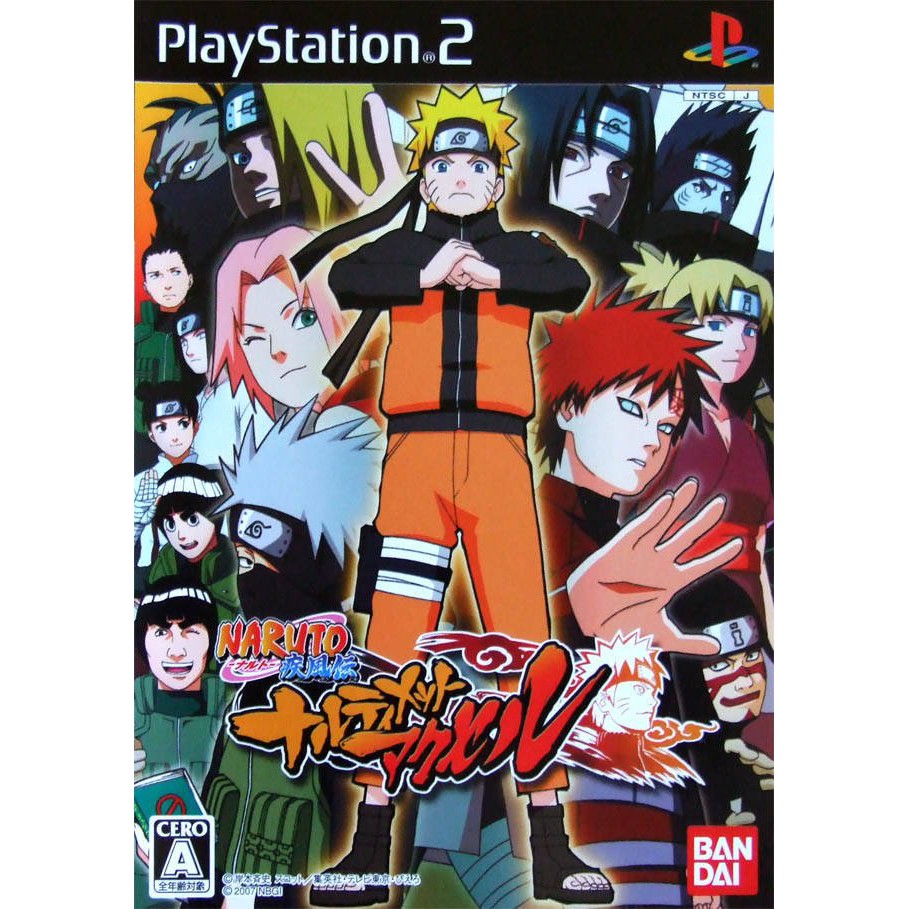 Naruto Shippuden: Narutimate Accel (Japan) PS2 แผ่นเกมส์ps2 แผ่นเกมเพล2 เกมps2 เกมนารูโตะ narutops2