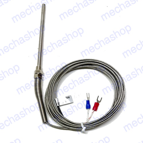 เทอร์โมคัปเปิล สายเครื่องวัดอุณหภูมิ 1250 องศา 3เมตร Probe K type 50&100mm Sensors High Temperature ราคา ถูกที่สุด ดีลบีเคเค รูปภาพหลัก