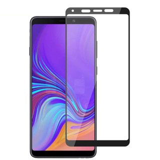 ฟิล์มกระจกนิรภัย Samsung Galaxy A9 (2018) เต็มจอ กาวเต็ม (สีดำ)