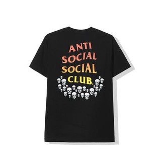 เสื้อยืด anti social club tanner black tee