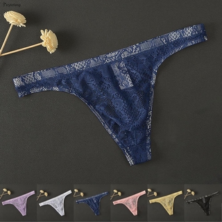 Underwear Thongs T-back See through G-string Men Sexy Low Waist Shee lace Elastic Underwear Lingerie Panties Knickers