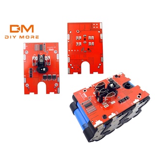 Diymore 65A Li-Ion แบตเตอรี่ลิเธียม 18650 บอร์ดป้องกัน Pcb Bms บาลานซ์ 21V 5S