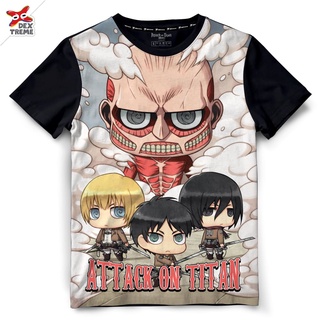 Dextreme เสื้อผ่าพิภพไททัน (DAT-004) ลาย Mini  Attack on Titan ผ้า SUB