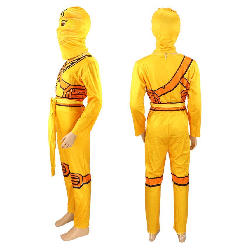 ชุดคอสเพลย์นินจา NINJAGO Phantom สี่สี สําหรับเด็ก เหมาะกับฮาโลวีน - รูปที่ 3