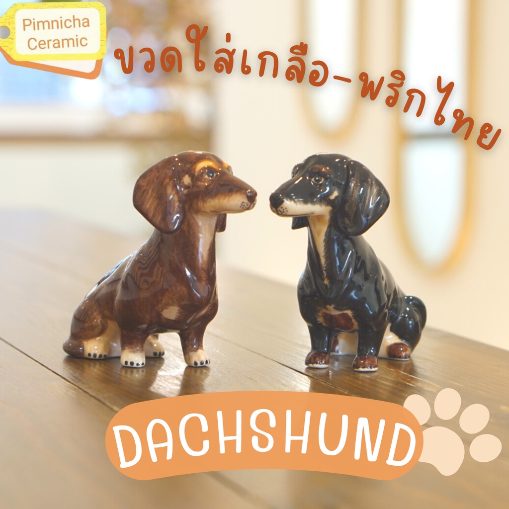 ดัชชุน ขวดใส่เกลือพริกไทย เซรามิค โมเดลดัชชุน ของแต่งบ้าน