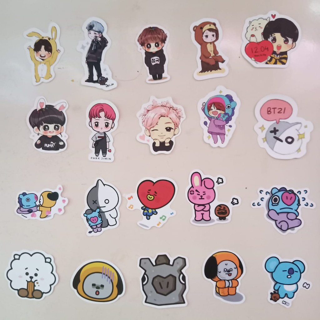 สติ๊กเกอร์ BTS | สติ๊กเกอร์ BT21
