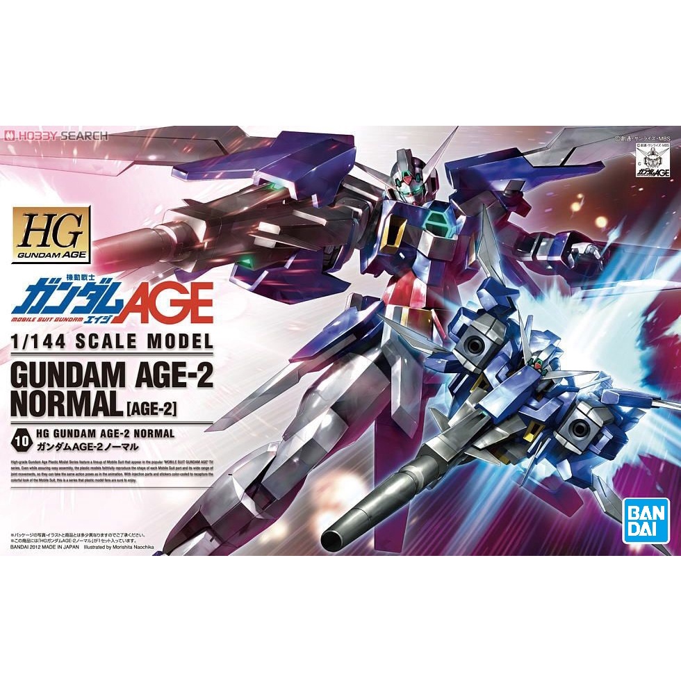 HG 1/144 AGE 010 Gundam AGE-2 Normal [BANDAI] Gunpla AGE 2 กันดั้ม กันพลา เอจ เอจทู นอมอล