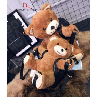 กระเป๋าเป้ตุ๊กตานำเข้าสไตส์ MOSCHINO PLUSH TEDDY BEAR BACKPACK