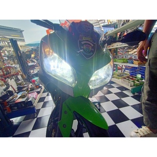 ไฟหน้าNinja250 300 หลอดไฟหน้าLED1คู่ตรงรุ่น 12000LM