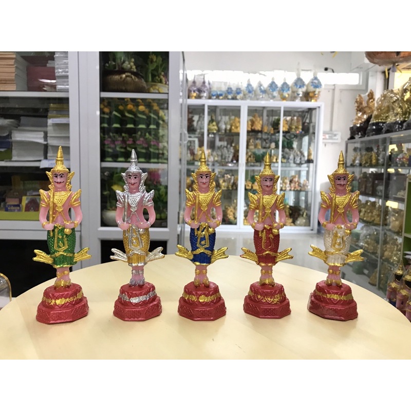 พระภูมิ พระชัยมงคล ราคาต่อ 1 องค์ มี 3 ขนาด ขนาดละ 5 สี