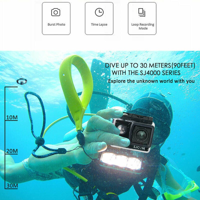 SJCAM SJ4000 Air กล้องกันน้ำ 4K Action Camera ของแท้ รับประกัน 1 ปี แถมฟรี ชุดอุปกรณ์ 11ชิ้น