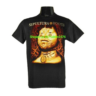 เสื้อยืดผ้าฝ้ายพรีเมี่ยมเสื้อวง Sepultura เสื้อยืดวงดนตรีร็อค เสื้อวินเทจ เซปูล์ตูรา STR1686