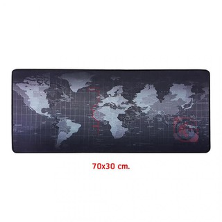 แผ่นรองเมาส์ ออกแบบแผนที่โลก Big Size. 80 x 30 cm. Mouse pad แผ่นรองเม้าส์