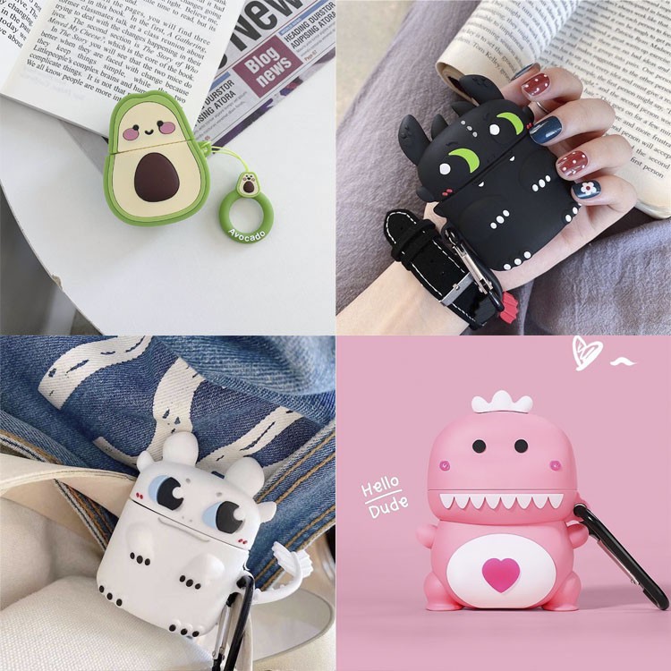 Airpod Case Cover เพื่อปกป้องหูฟังไร้สาย aipods 1/2 -