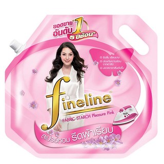 ✨ขายดี✨ ไฟน์ไลน์ น้ำยารีดเรียบ สีชมพู 1600 มล. Fineline Ironing Smooth Pink 1600 ml